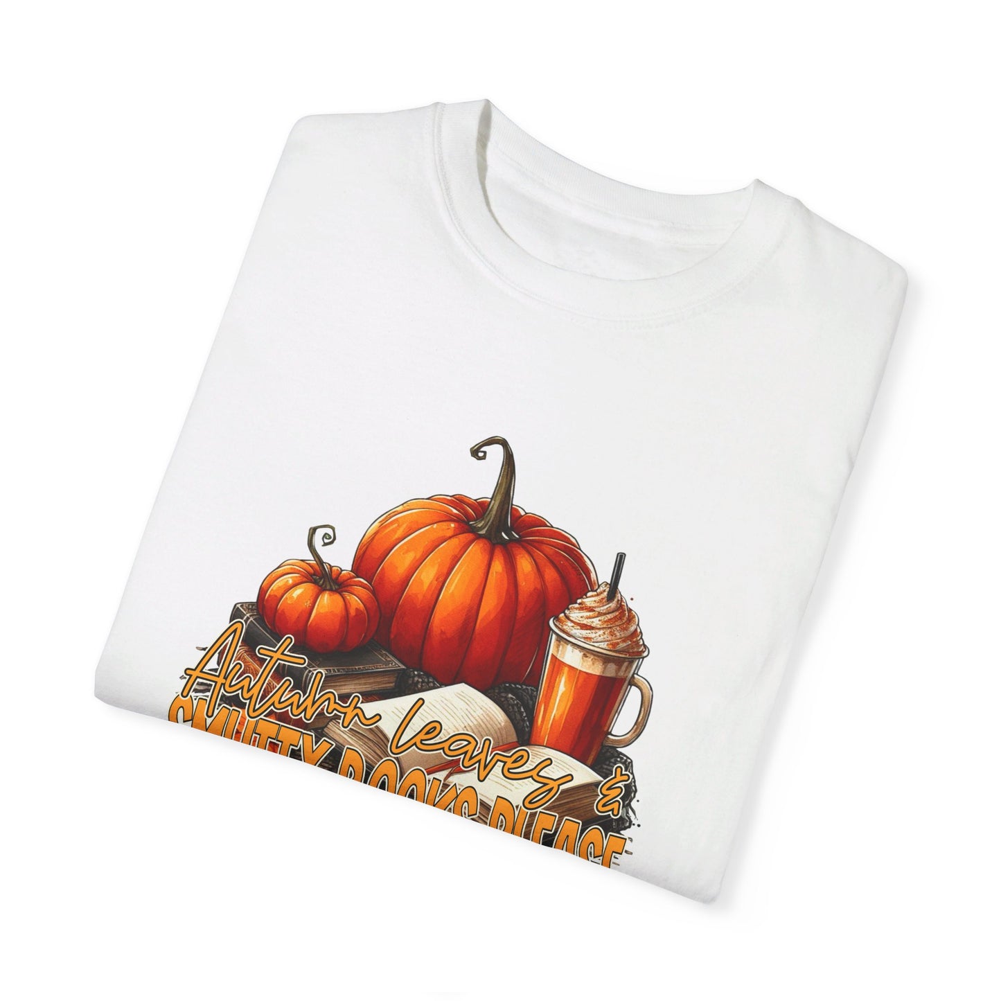 Autumn Leaves and Smutty Books Please T-shirt