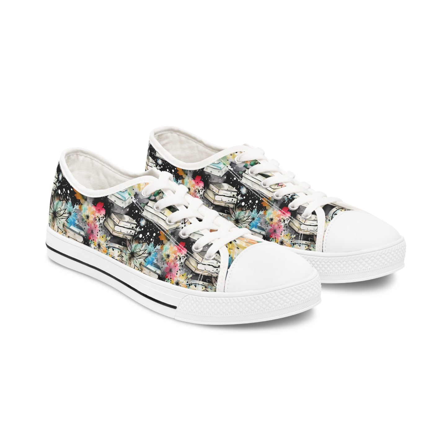 Watercolor Books Sneakers