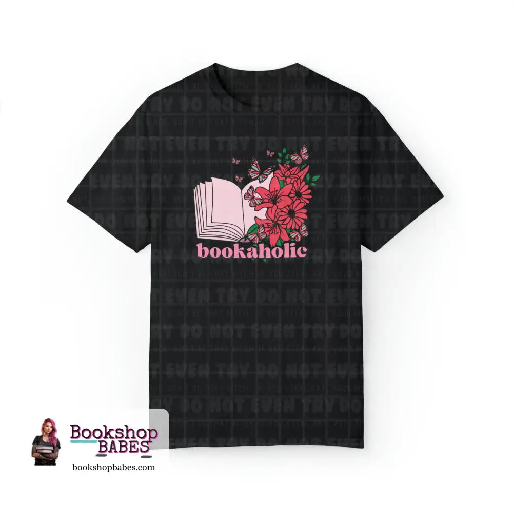 Bookaholic T-Shirt Black / S