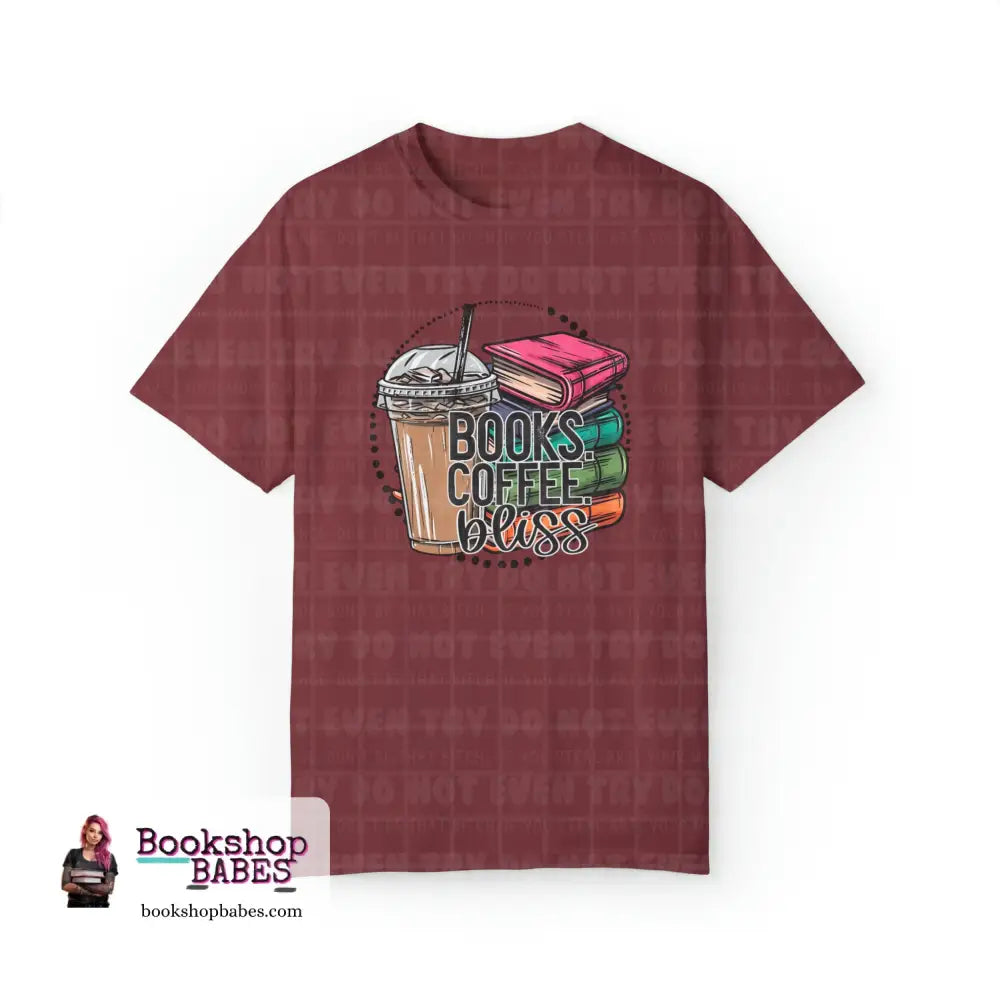 Books Coffee Bliss T-Shirt Chili / S