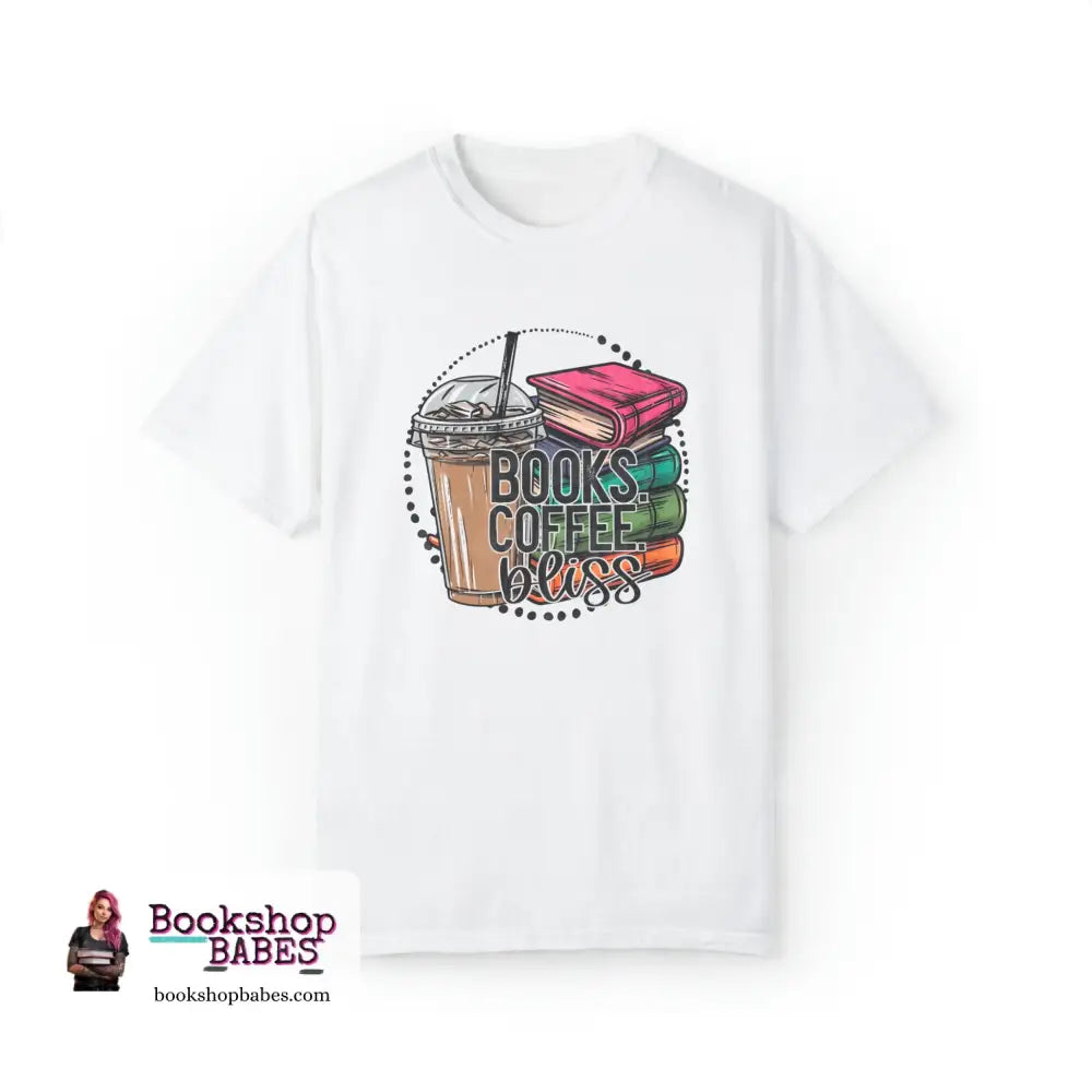 Books Coffee Bliss T-Shirt White / S