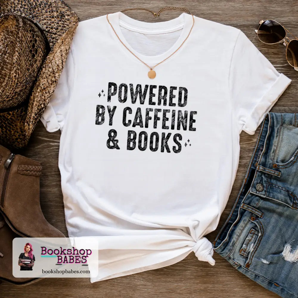 Caffeine And Books T-Shirt