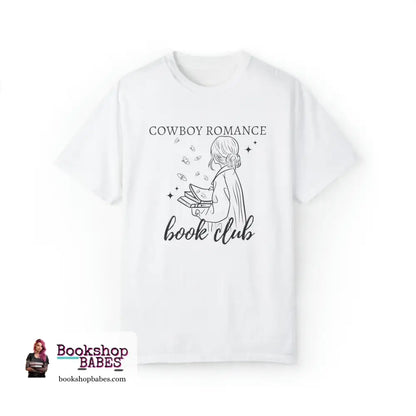 Cowboy Romance Book Club T-Shirt White / S