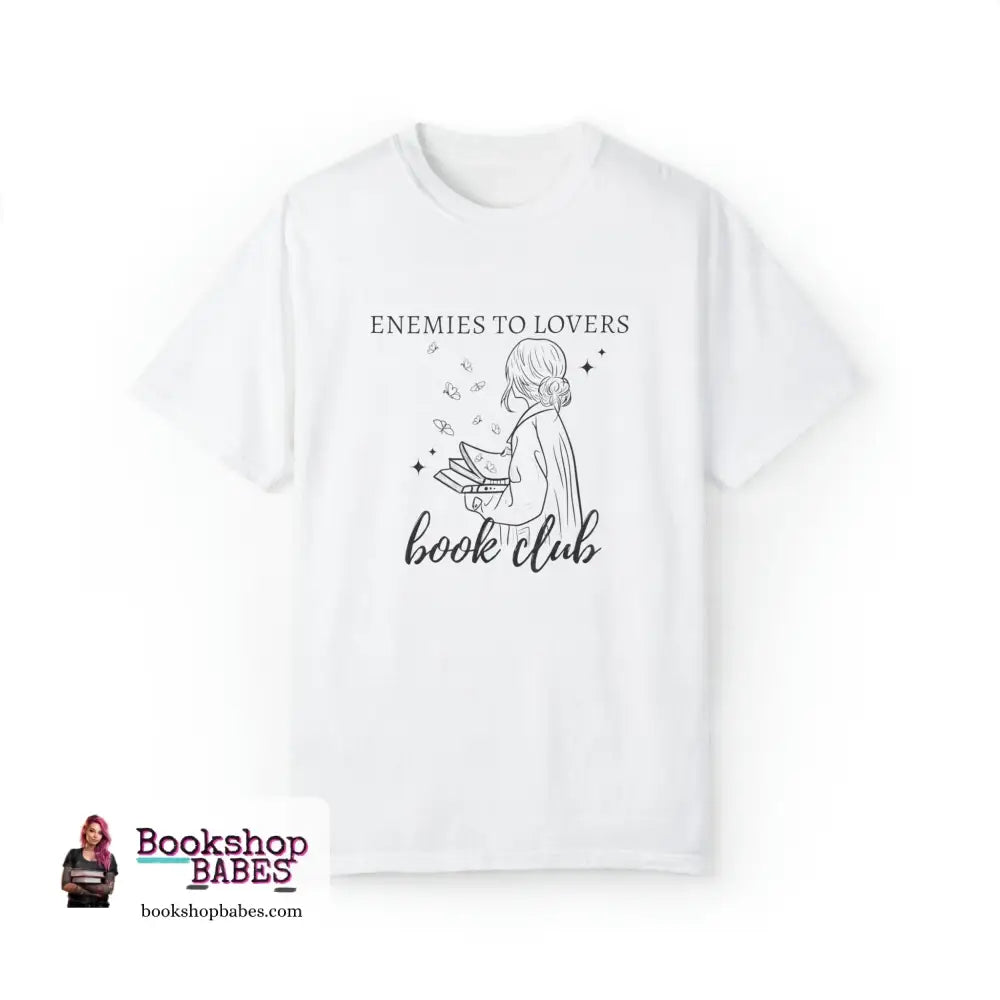 Enemies To Lovers Book Club T-Shirt White / S